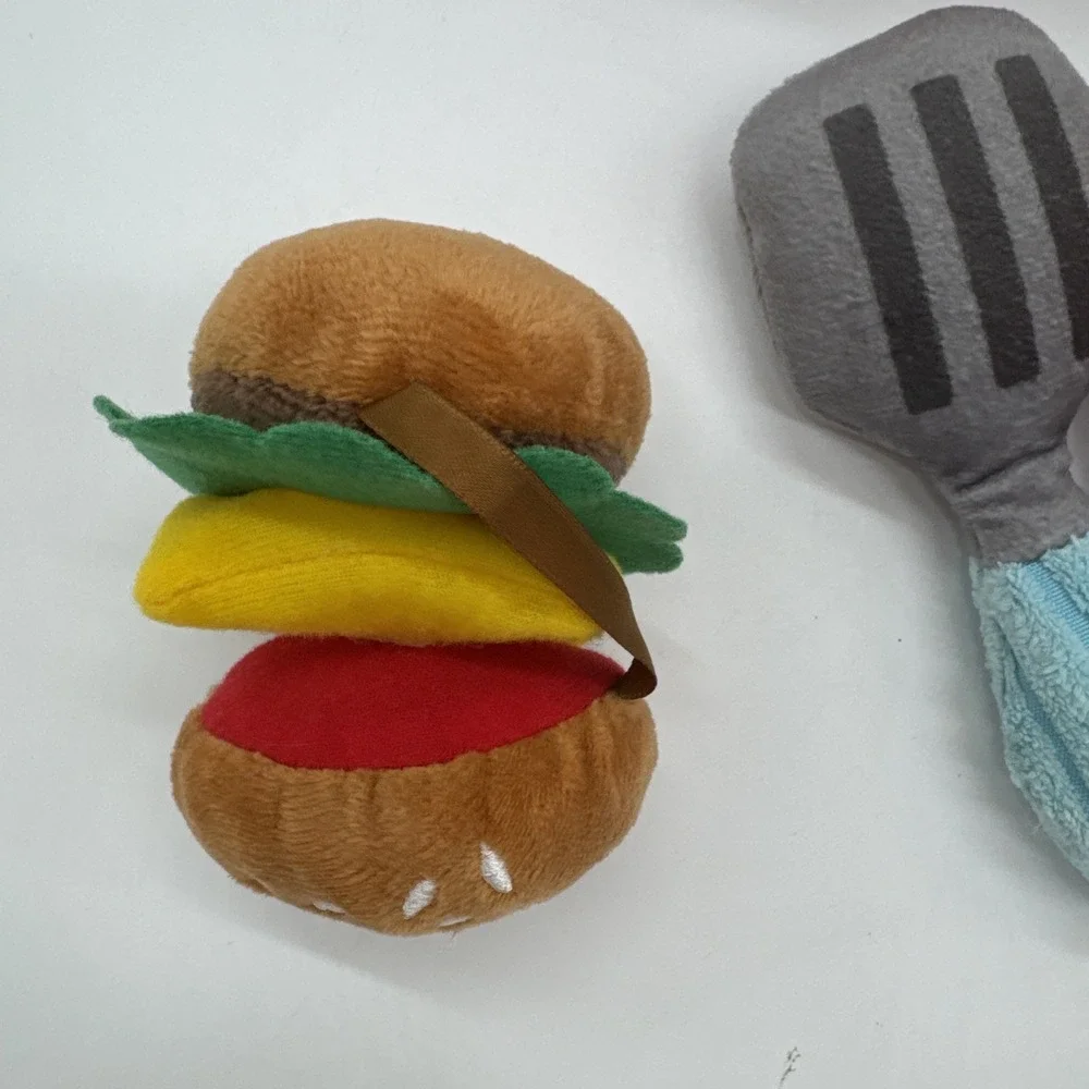 Mudpie Plush Grill Set‎ For Your Little Chef Helper Excellent Condition